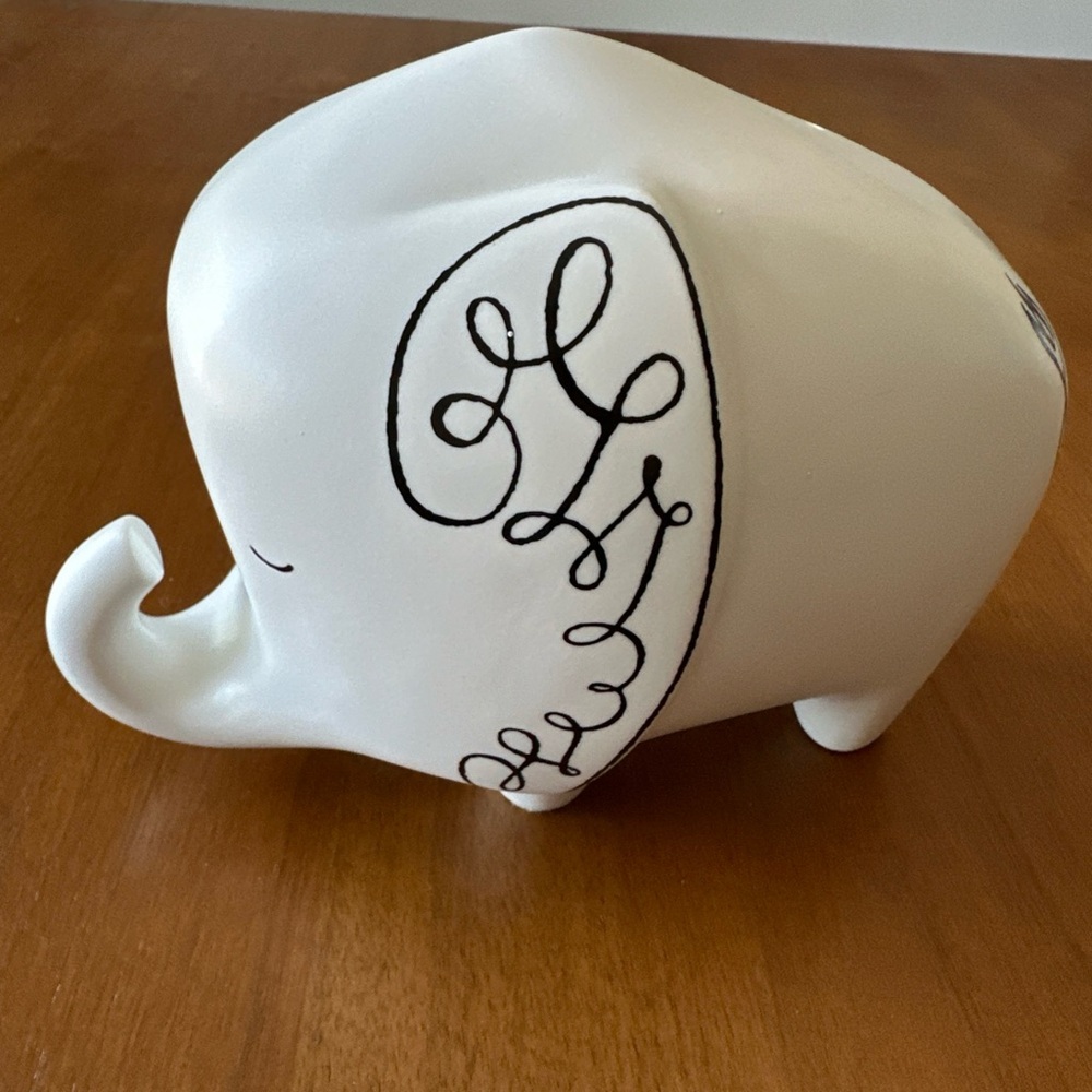Kate Spade New York Woodland Park Elephant Piggy Bank